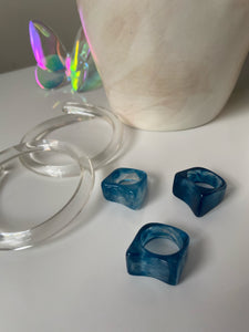 Blueberry Acrylic Ring