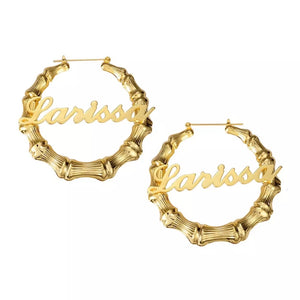 Custom Bamboo Earrings